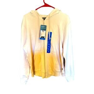 Light pink full zip hoodie, size Large, new with tags.